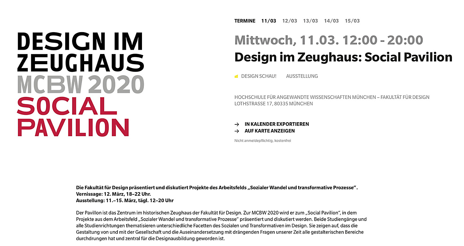 MCBW / Sustain by Design