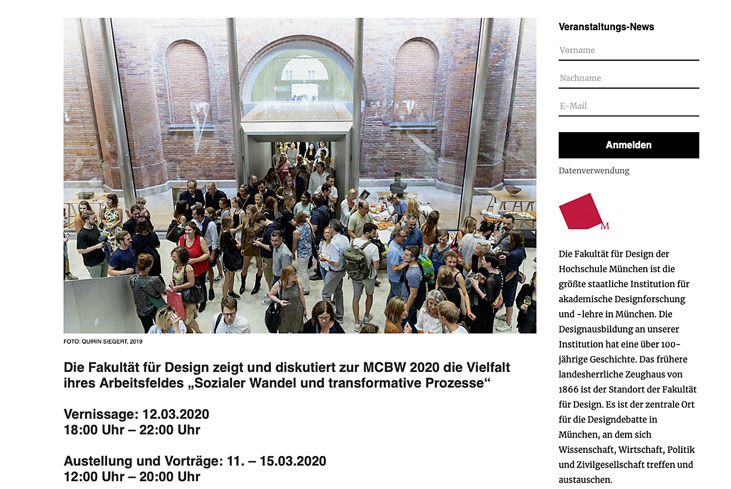 MCBW / Sustain by Design