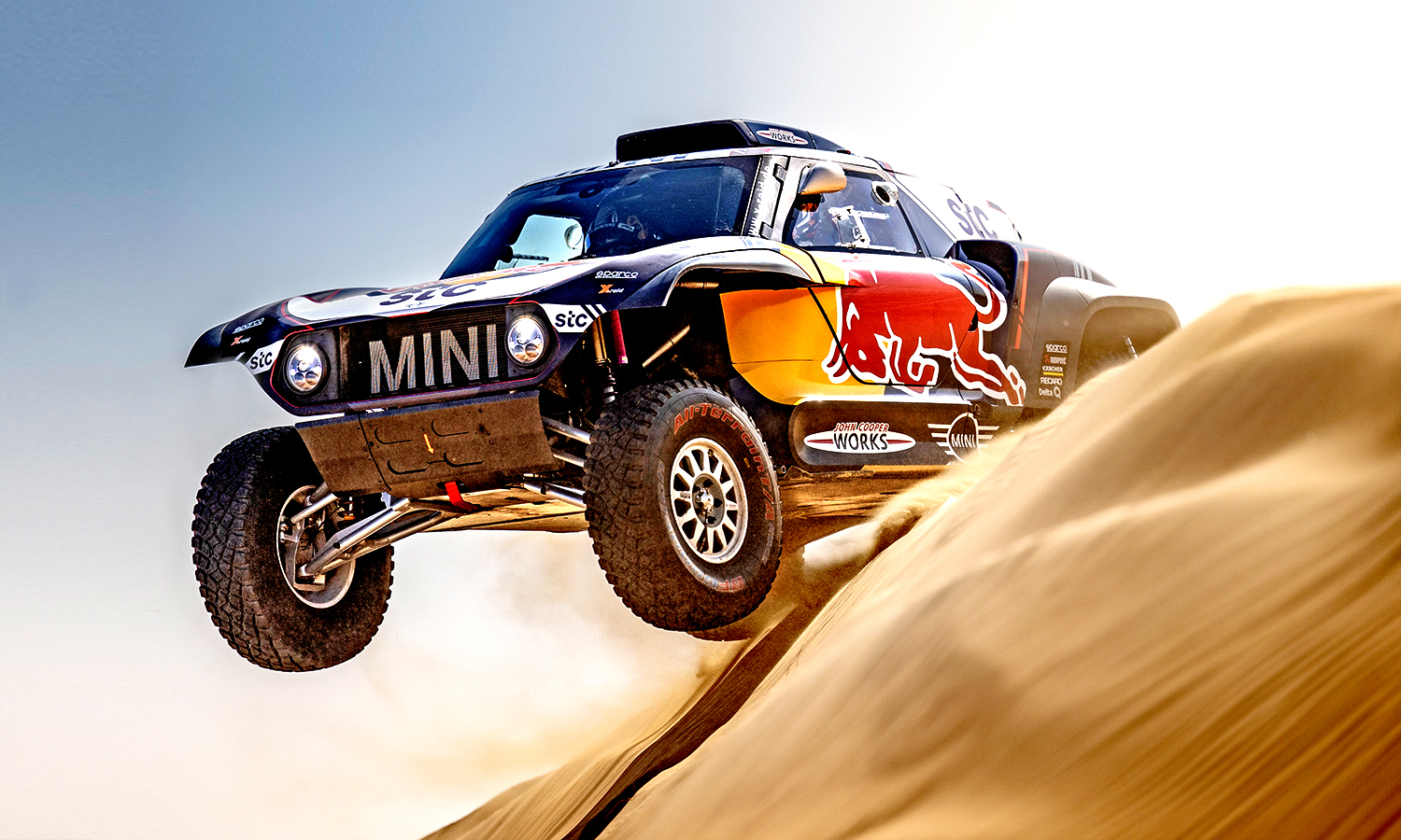 Carlos Sainz mit seinem X-Raid MINI beim Training zur Paris-Dakar 2021