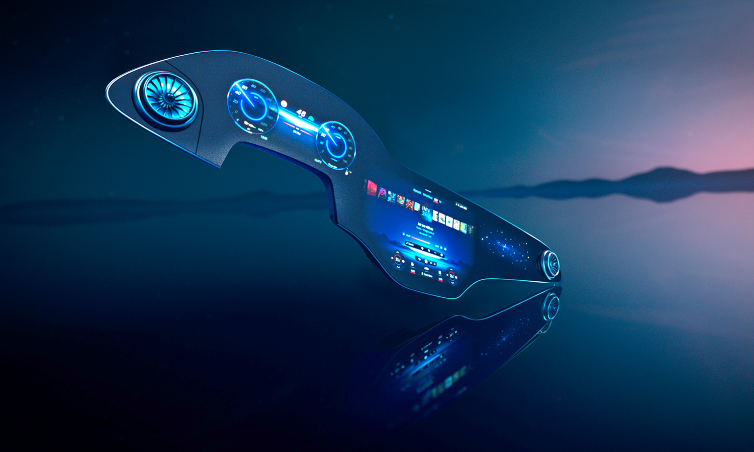 Weltpremiere des MBUX Hyperscreen
