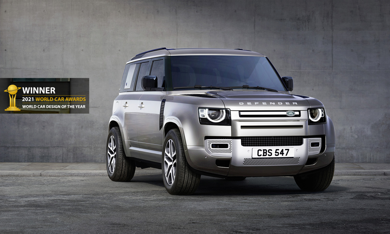 LAND ROVER NEW DEFENDER/ WORLD CAR DESIGN OF THE YEAR 2021