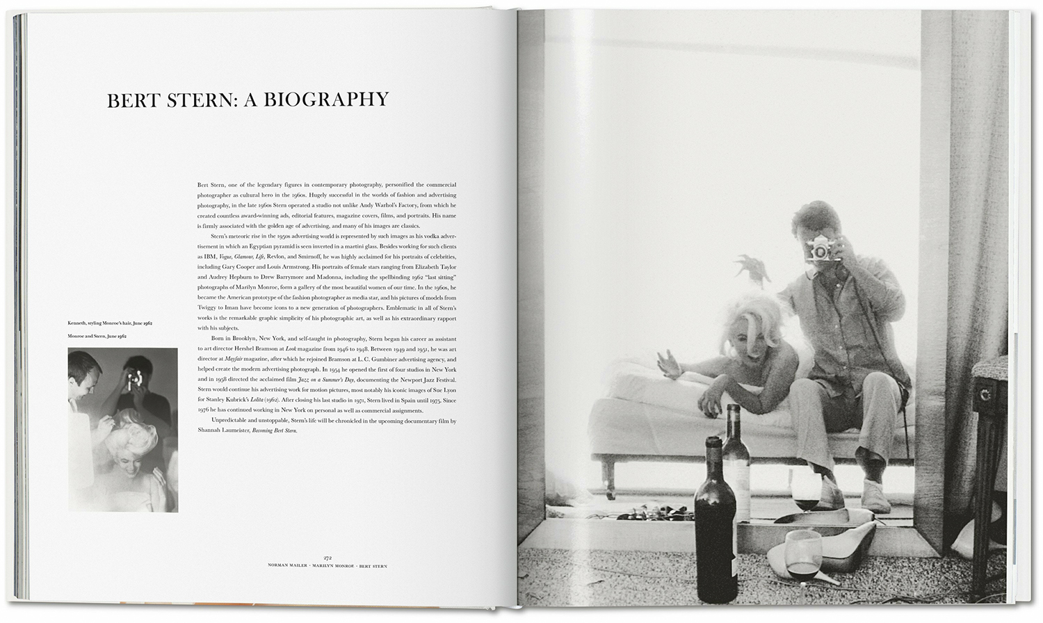 TASCHEN VERLAG / NORMAN MAILER / BERT STERN / MARILYN