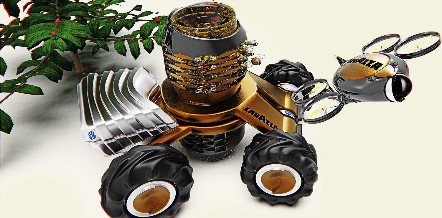 LAVAZZA / KAFFEE ERNTEMASCHINEN DER ZUKUNFT